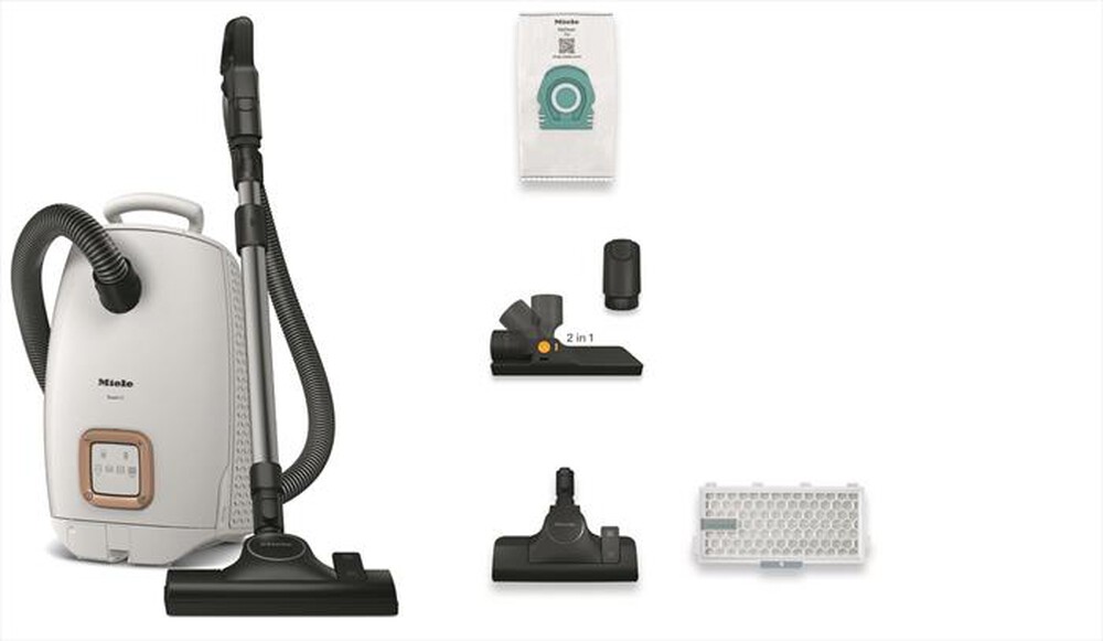"MIELE - Aspirapolvere a traino GUARD L1 ALLERGY-Bianco Brillante"
