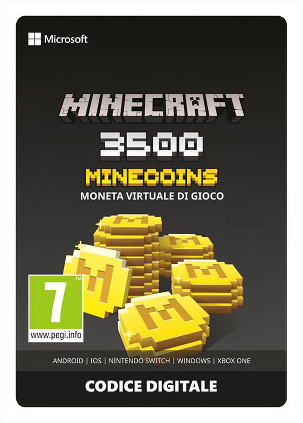 "MICROSOFT - Minecraft 3500 MineCoins - ESD"