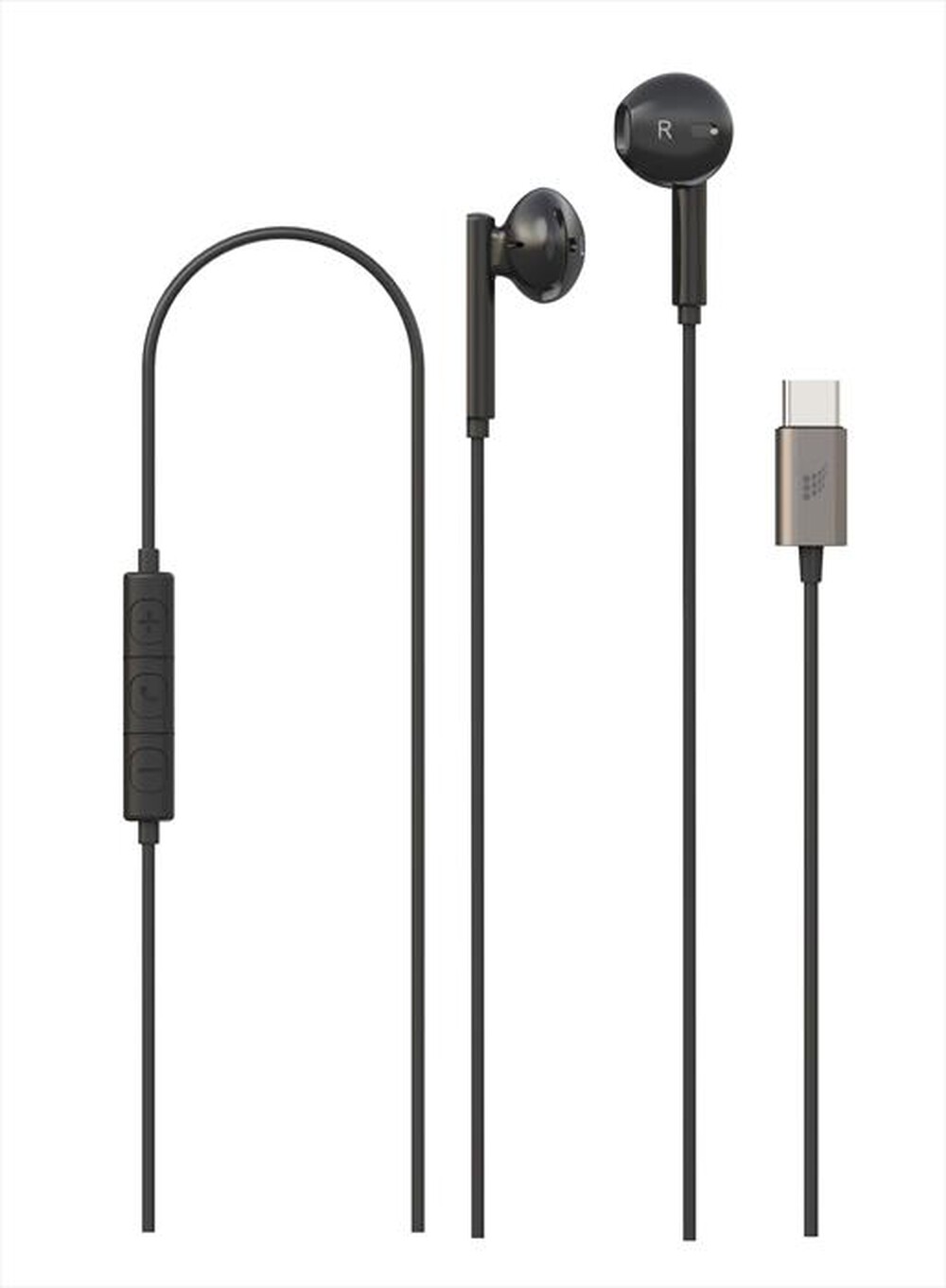Immagine del prodotto TECHLIFE - Auricolari a filo USB-C con microfoni integrati-BLACK
