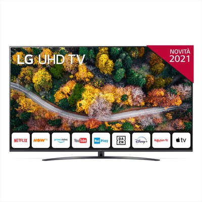 LG - Smart TV UHD 4K 65" 65UP78006LB-Dark Iron Gray