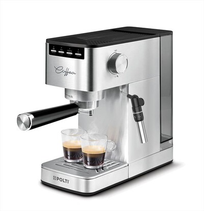 POLTI - Macchina da caffè espresso COFFEA P10S + 54 CIALDE-Argento