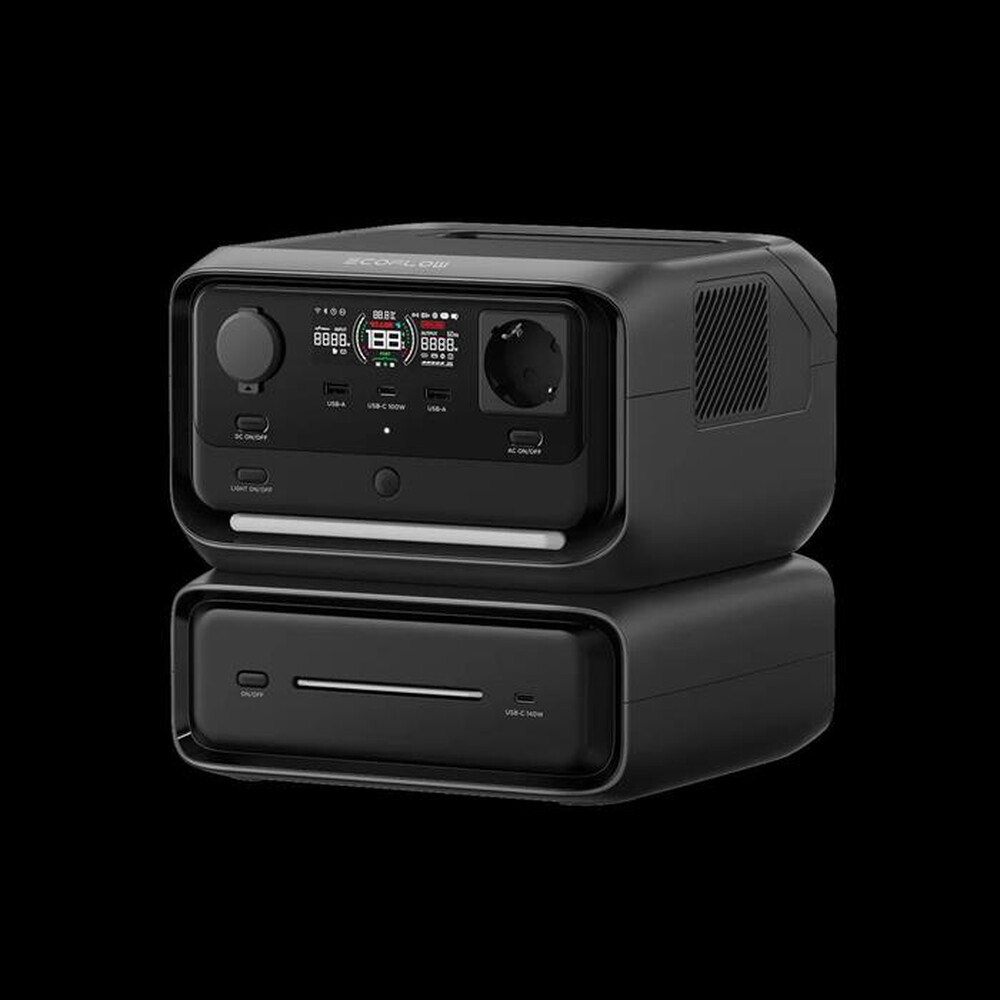 "ECOFLOW - RIVER 3 MAX-Nero"