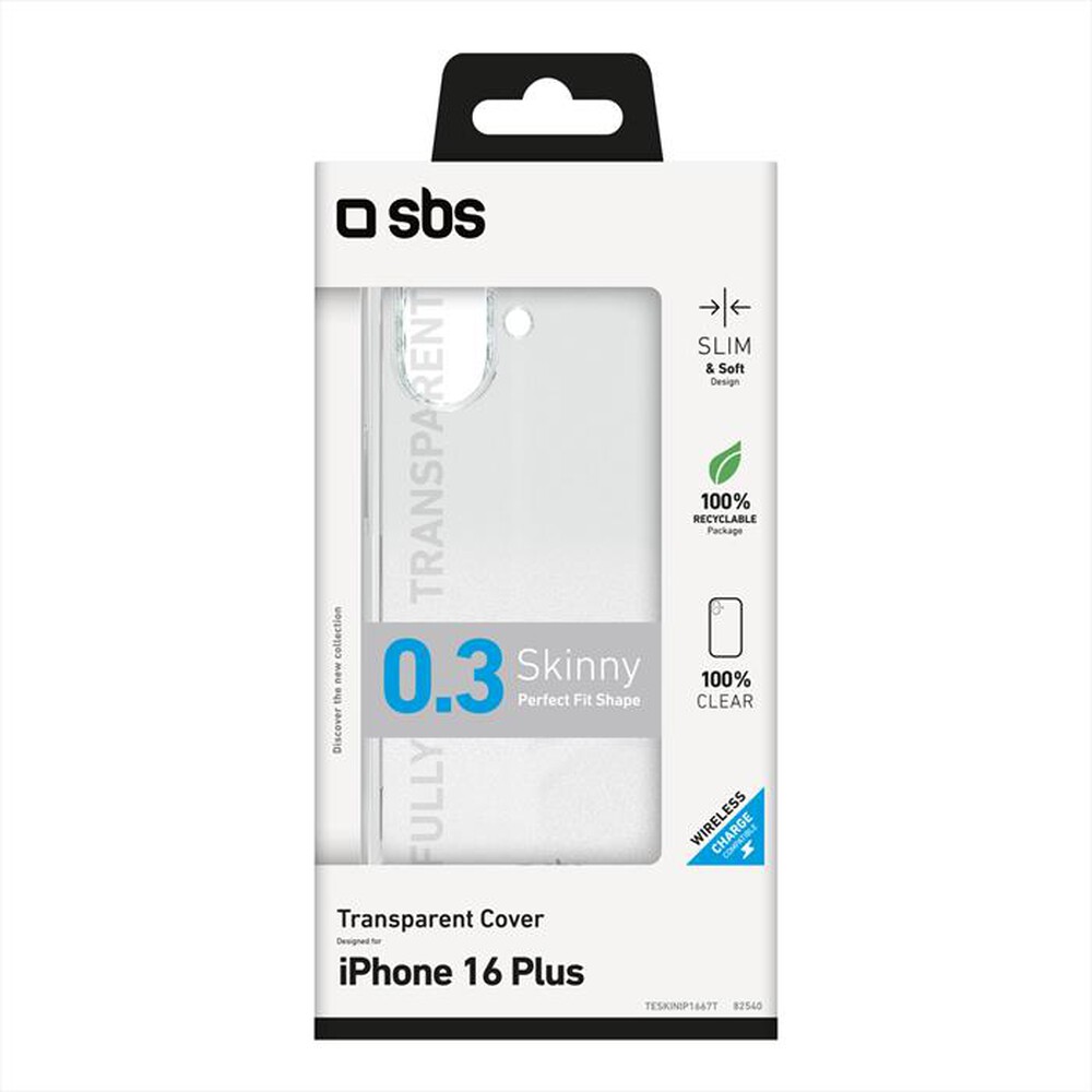 Immagine del prodotto SBS - Cover TESKINIP1667T iPhone 16 Plus