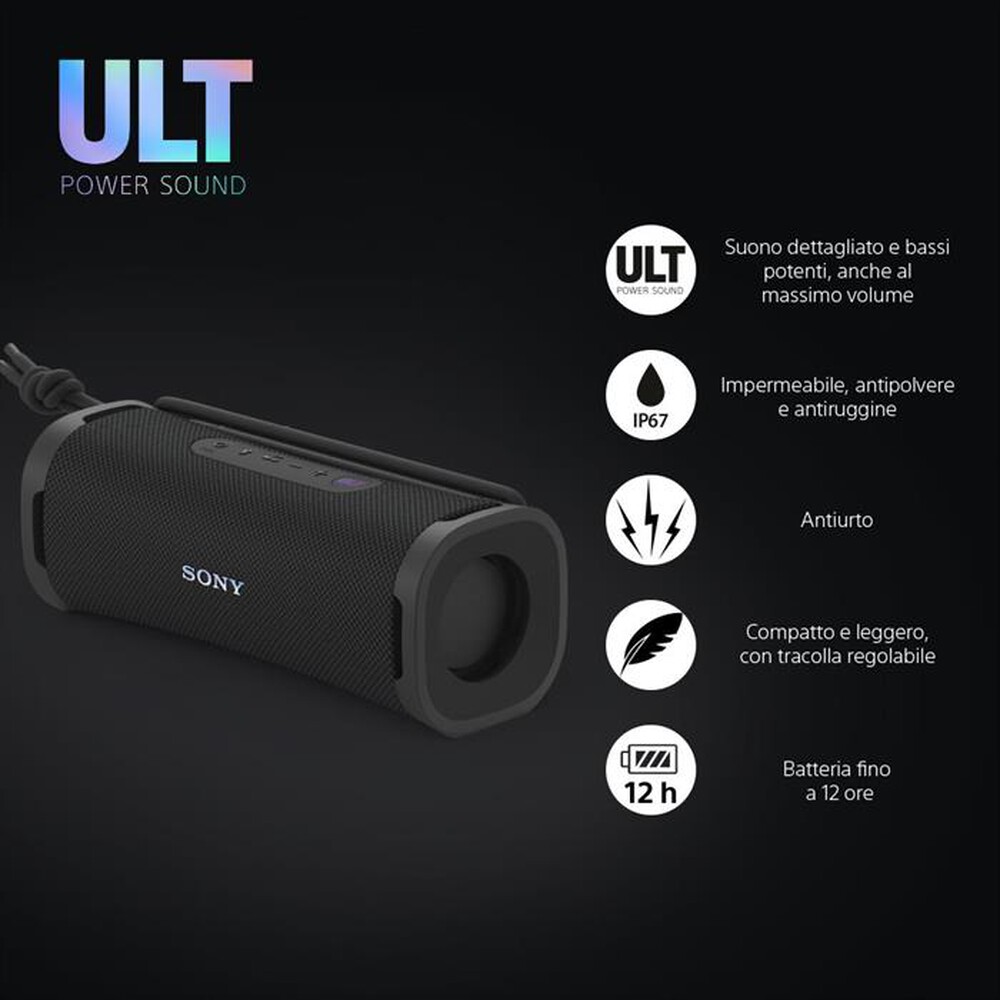 "SONY - Speaker SRSULT10B.CE7-nero"