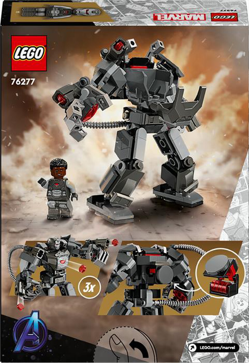 Immagine del prodotto LEGO - SUPER HEROES MARVEL Mech di War Machine 76277