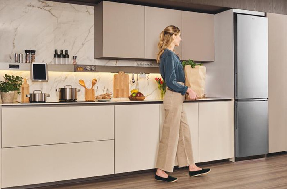 Immagine del prodotto CANDY - Frigorifero combinato CNCQ2T620EX Classe E 409 lt-Stainless steel