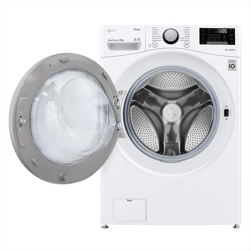 "LG - Lavatrice F1P1CN4WC 15 Kg Classe E-WHITE"