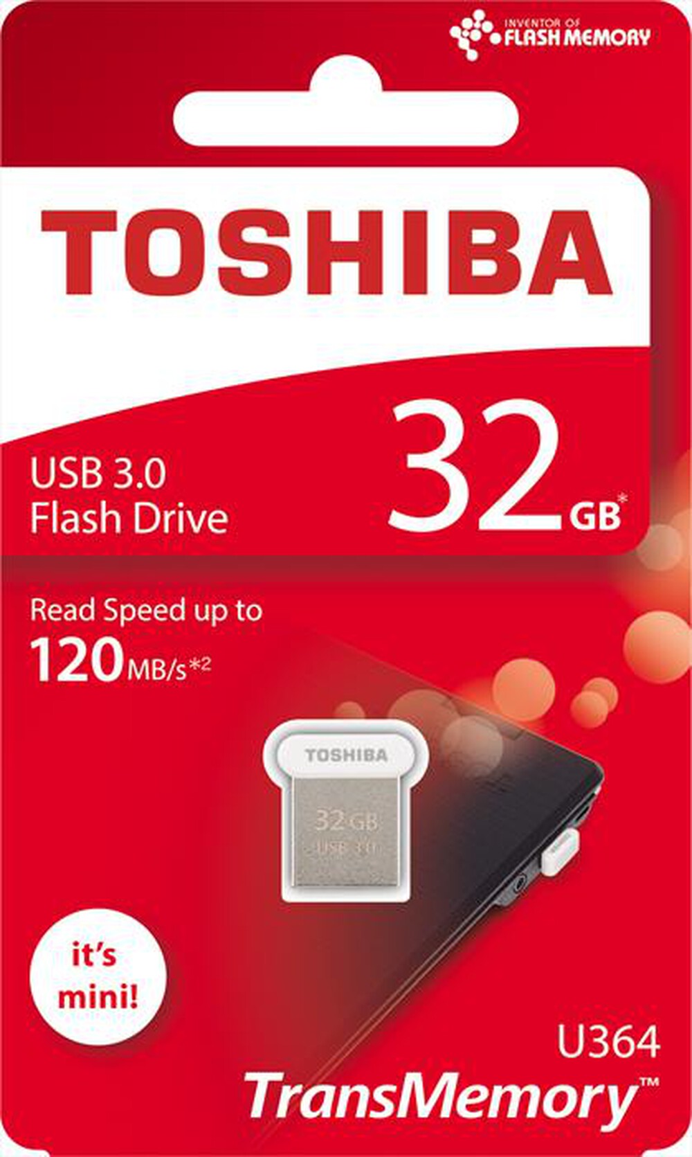 "TOSHIBA - CHIAVE USB 32GB + RICEVITORE DVB T2 618UHD ESTAR-BIANCO E NERO"