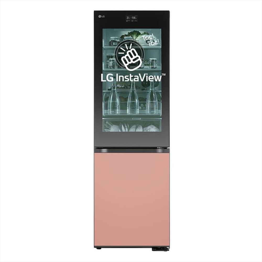 "LG - Frigorifero combinato GBG719MDNN Classe D 352L-Multicolour"