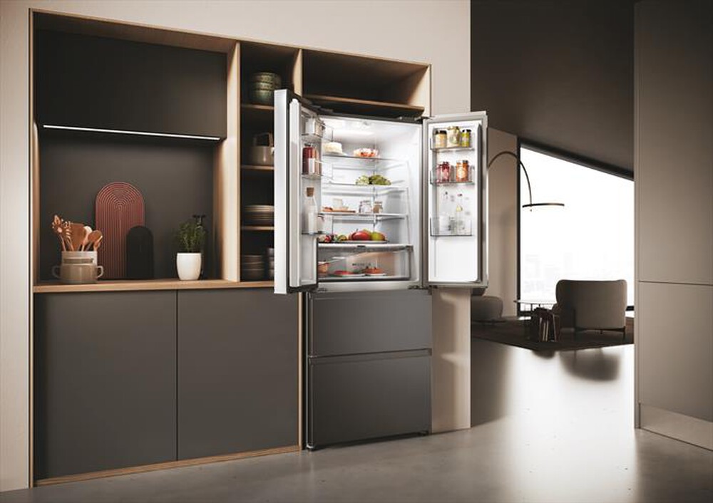 Immagine del prodotto HAIER - Frigorifero combinato HFR3718DNMD Classe D 402lt-Antracite