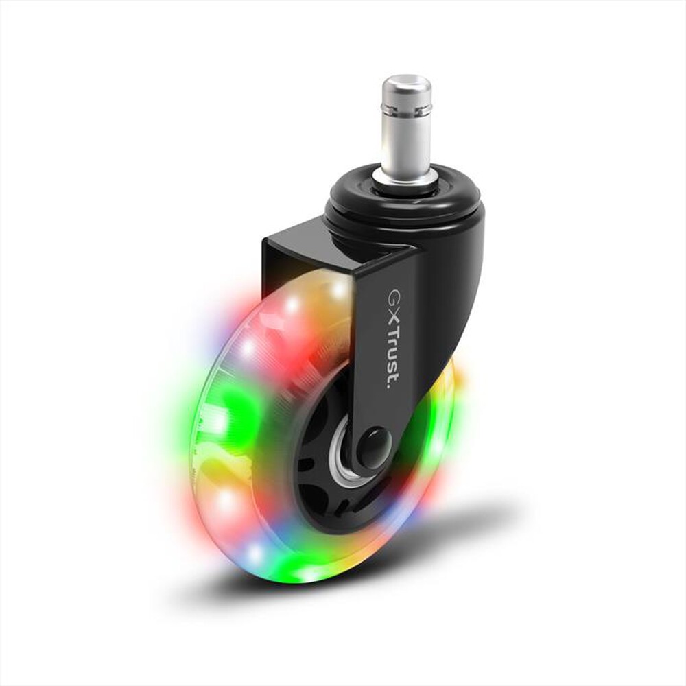 Immagine del prodotto TRUST - Rotelle per sedia in gel LED GXT701-Black/Led