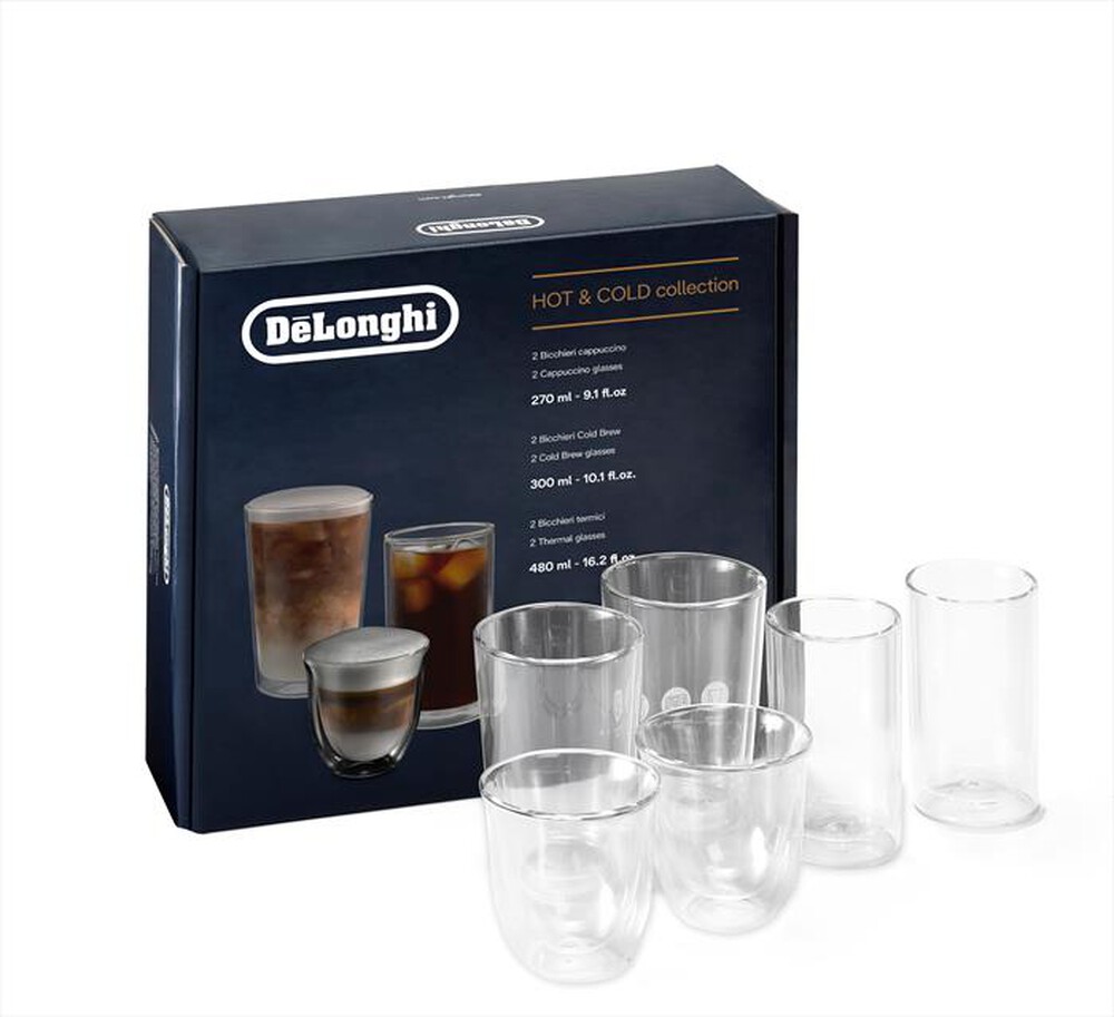DE LONGHI - Set di bicchieri collezione Hot&Cold DLSC326