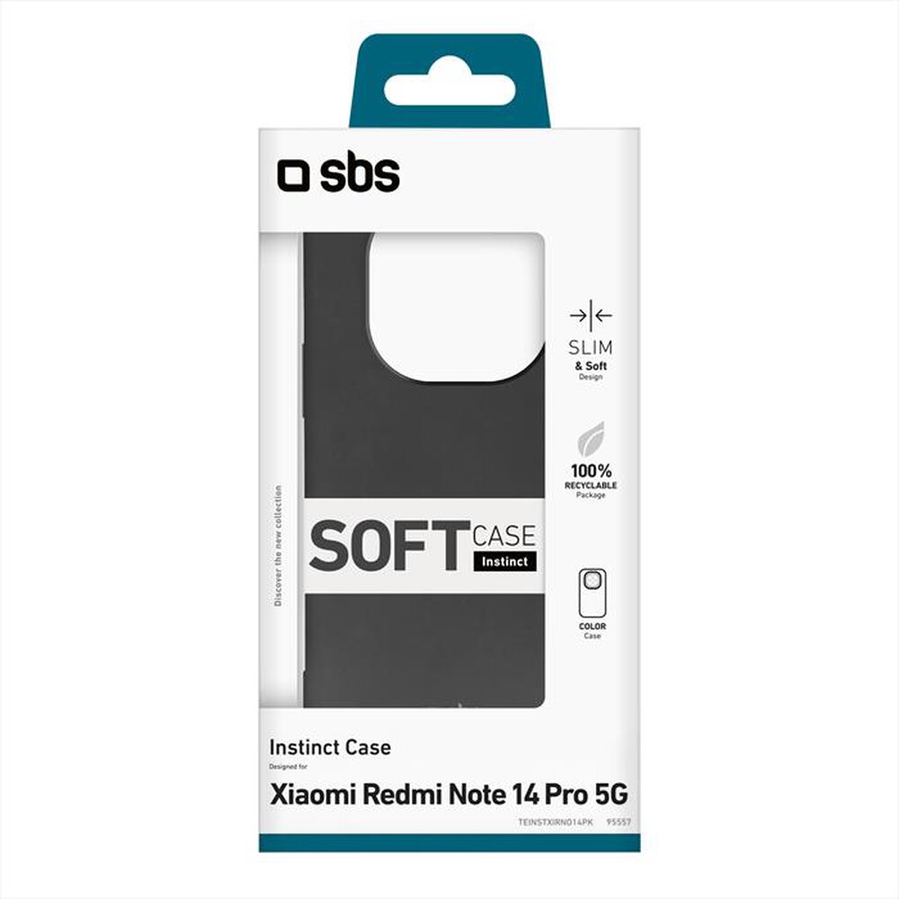 Immagine del prodotto SBS - Cover Instinct per Xiaomi Redmi Note 14 Pro-Nero