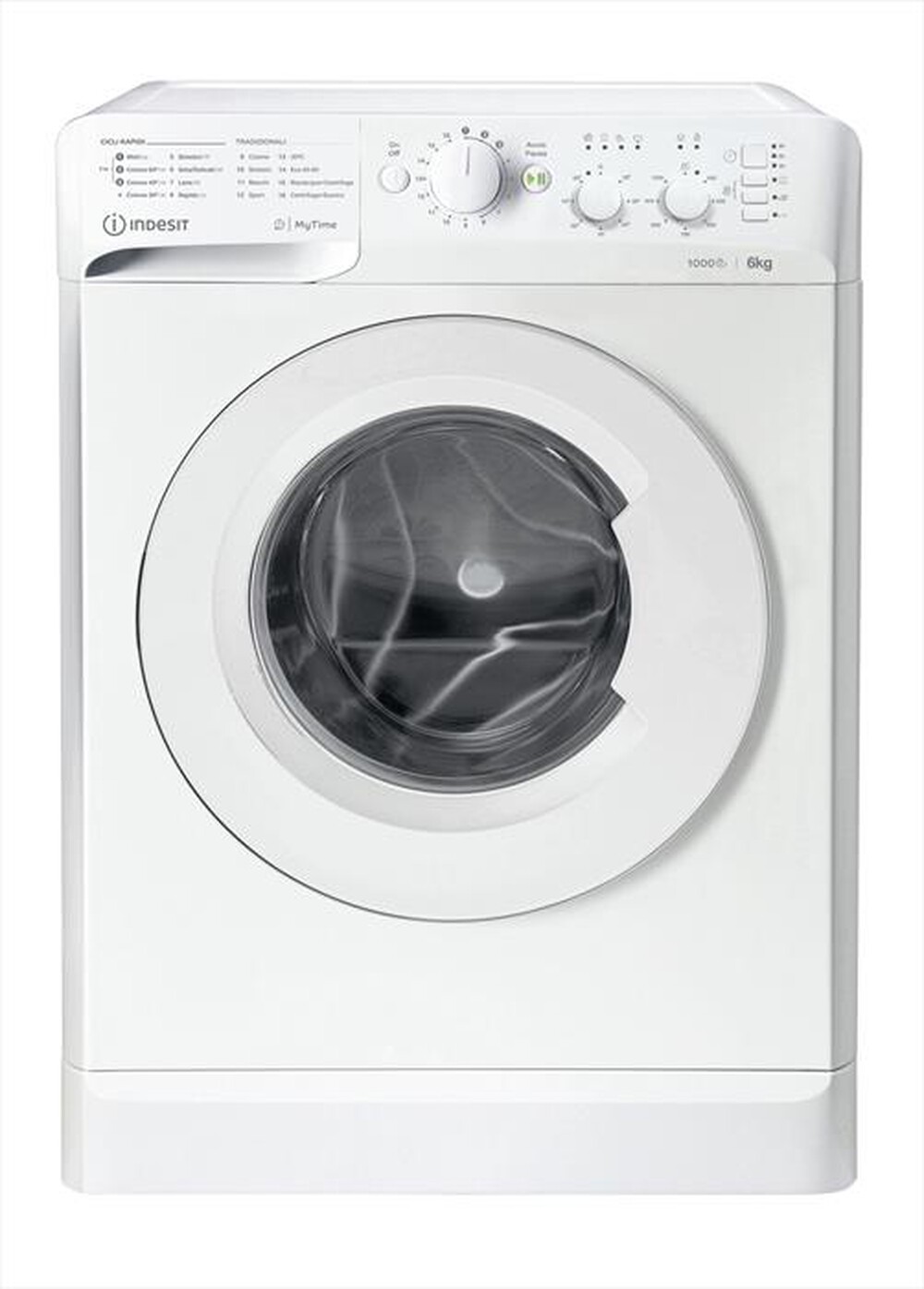 "INDESIT - Lavatrice MTWSC 61053 W IT 6 Kg Classe D"