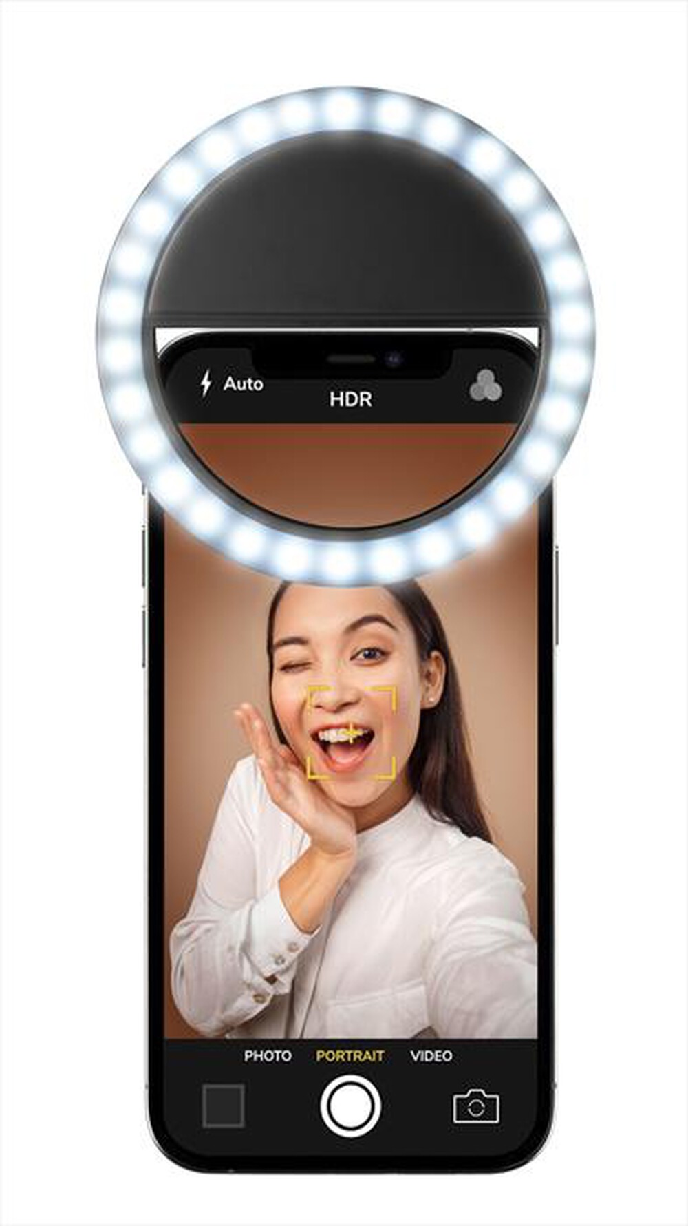 "CELLULARLINE - SELFIERINGPOCKETK-Nero"