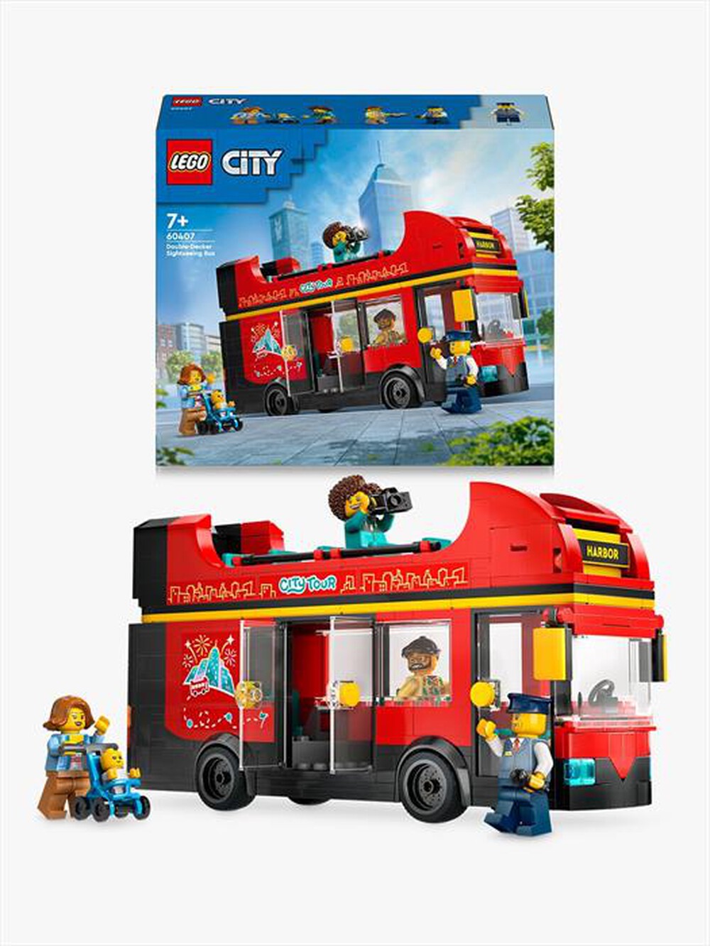 Immagine del prodotto LEGO - CITY Autobus turistico rosso a due piani 60407