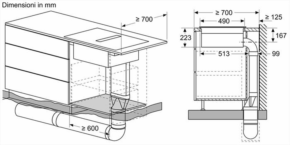 "BOSCH - Piano in vetro ceramica ad induzione PVS831B16E-Nero"