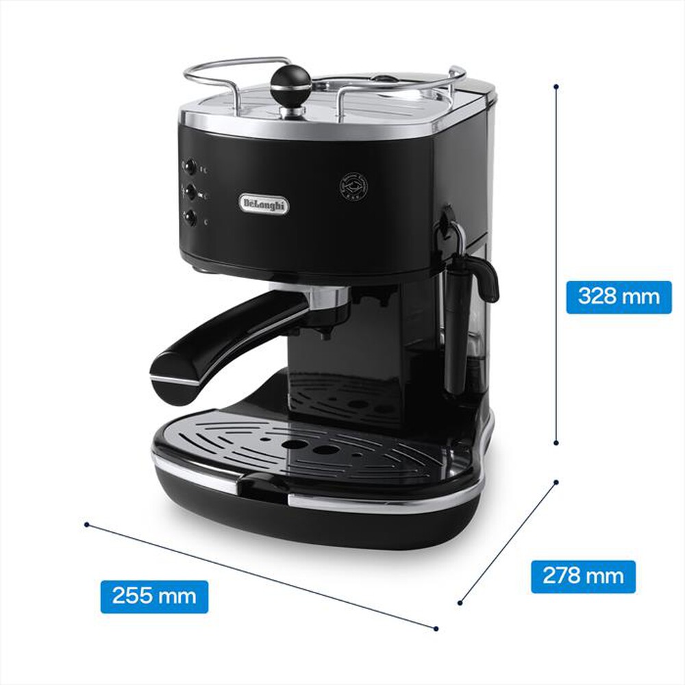 Immagine del prodotto DE LONGHI - ICONA VINTAGE ECO 311.BK MACCHINA DA CAFF&Egrave; MANUALE-Nero