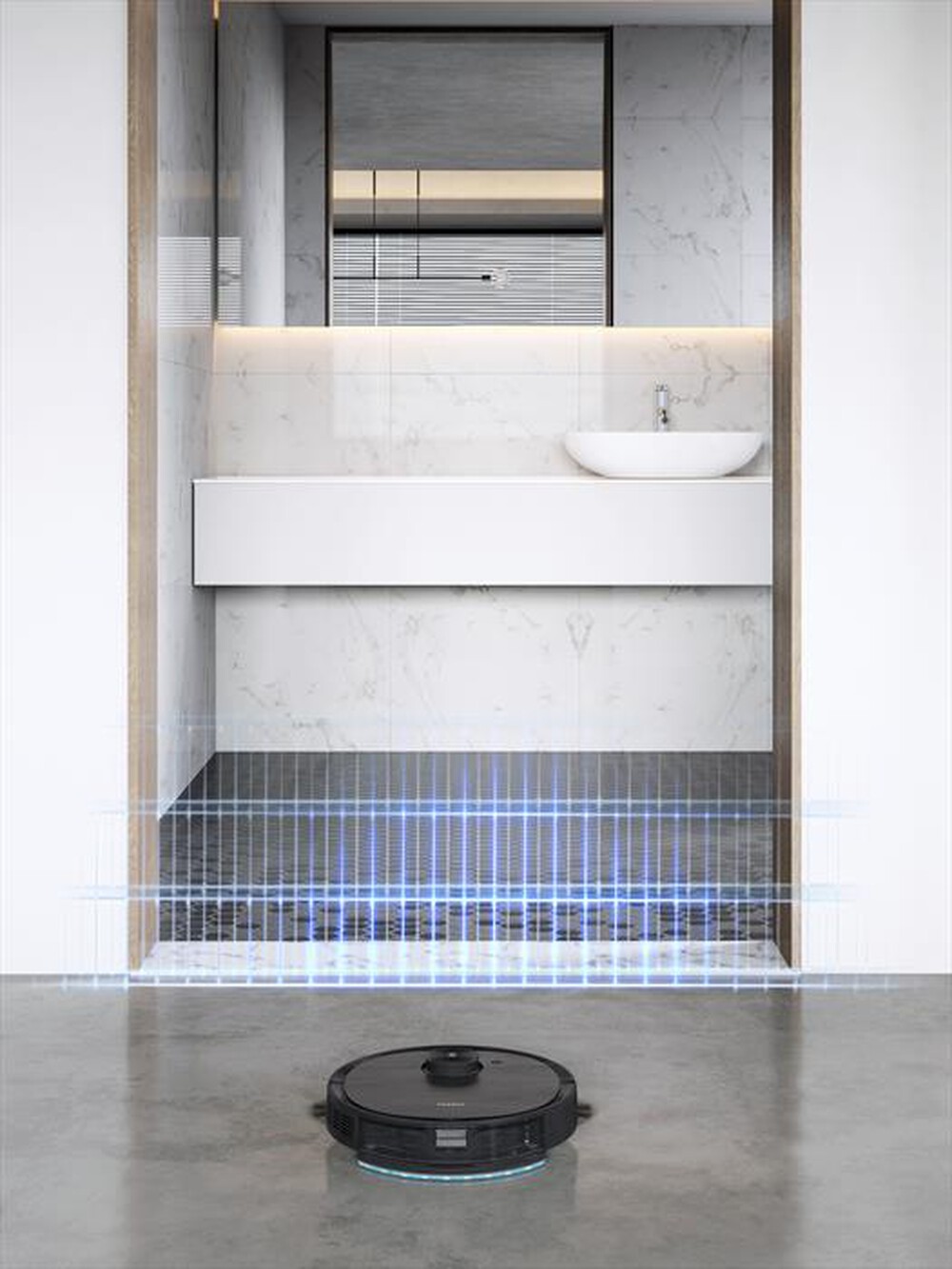 Immagine del prodotto ECOVACS - T8 AIVI ROBOT ASPIRAPOLVERE ECOVACS DEEBOT OZMO-Nero Opaco