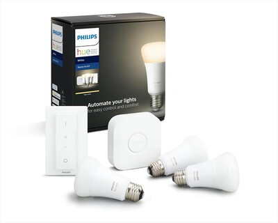 PHILIPS - PHILIPS HUE WHITE STARTER KIT-Bianco