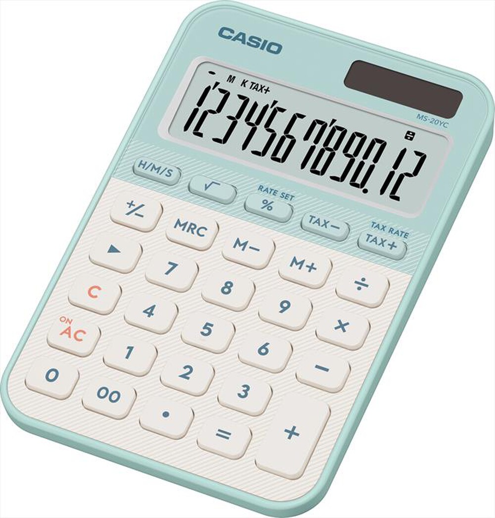 Immagine del prodotto CASIO - Calcolatrice da tavolo MS-20YC LG-VERDE