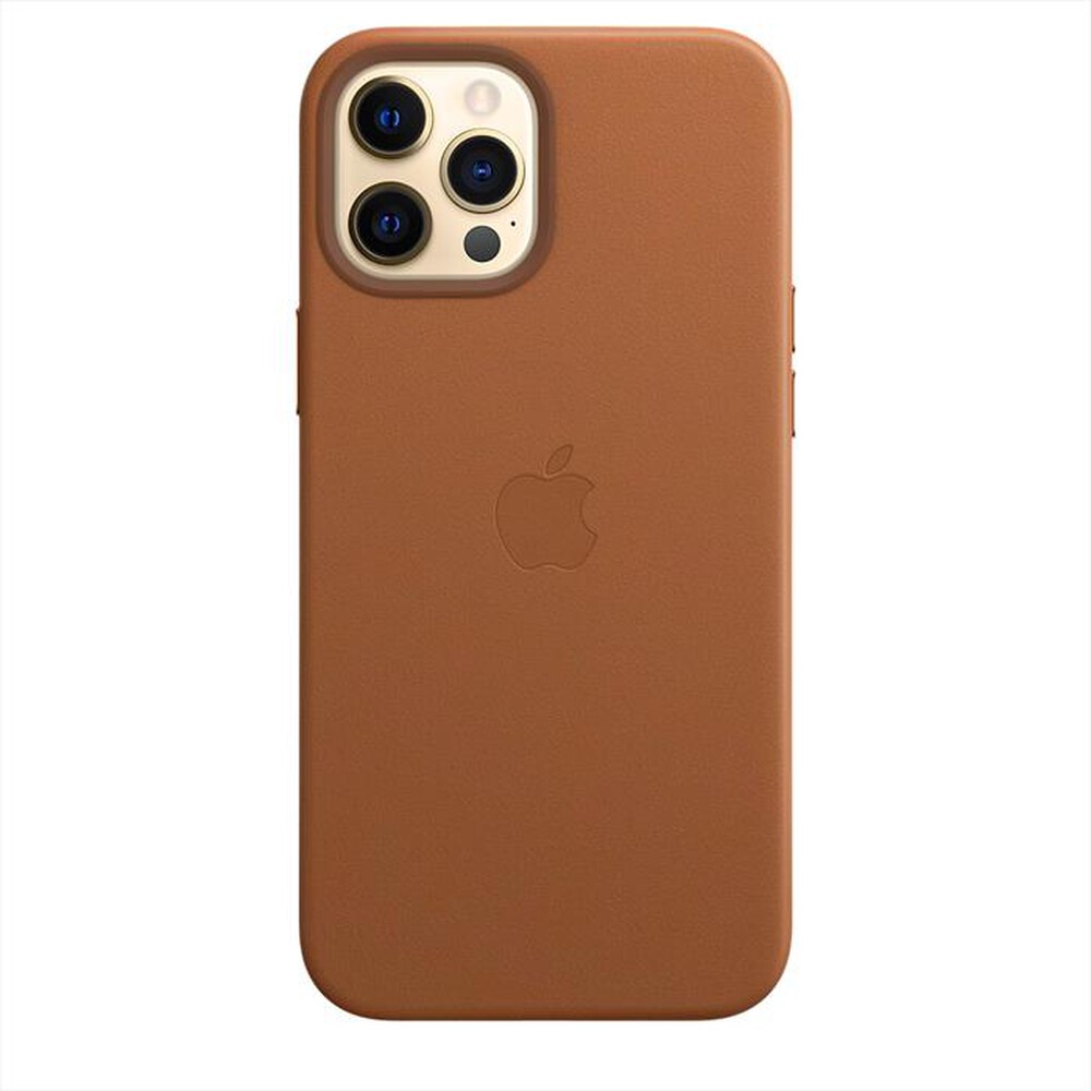 "APPLE - iPhone 12/12 Pro Leather Case with MagSafe-Cuoio"