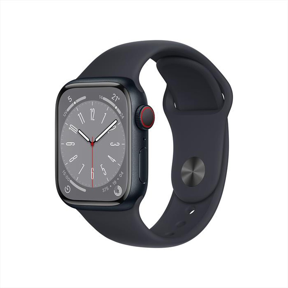 "APPLE - Watch Series 8 GPS + Cellular 41mm Alluminio-Mezzanotte"