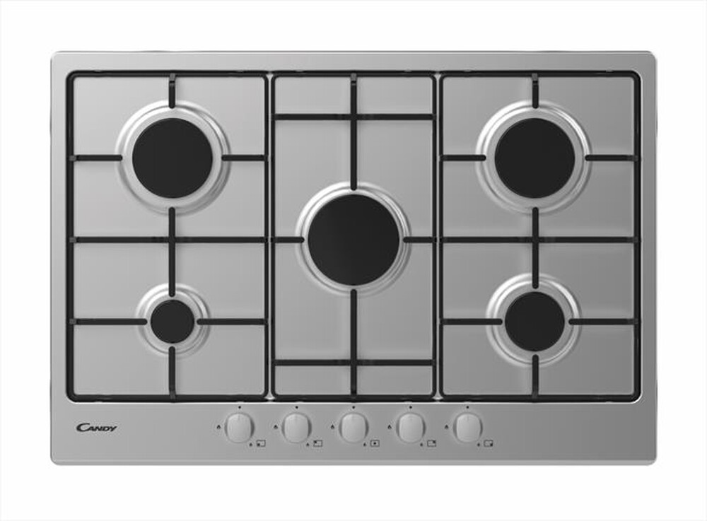 "CANDY - Piano cottura a gas CHW7X 74,5cm-INOX"