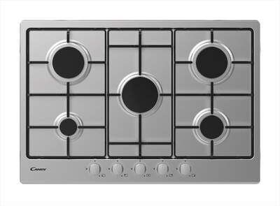 CANDY - Piano cottura a gas CHW7X 74,5cm-INOX