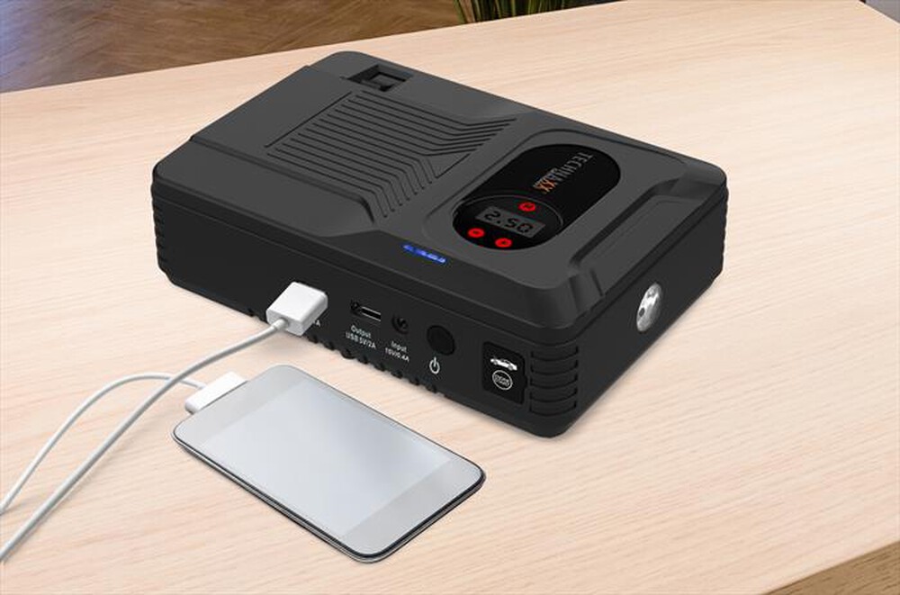 "TECHNAXX - AVVIATORE DI EMERGENZA E COMPRESSORE ARIA TX-219"
