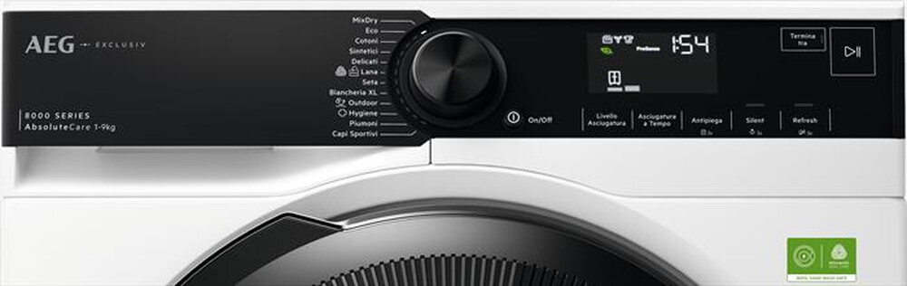 Immagine del prodotto AEG - Asciugatrice XTR8HBGH9B 9 Kg Classe B-Bianco