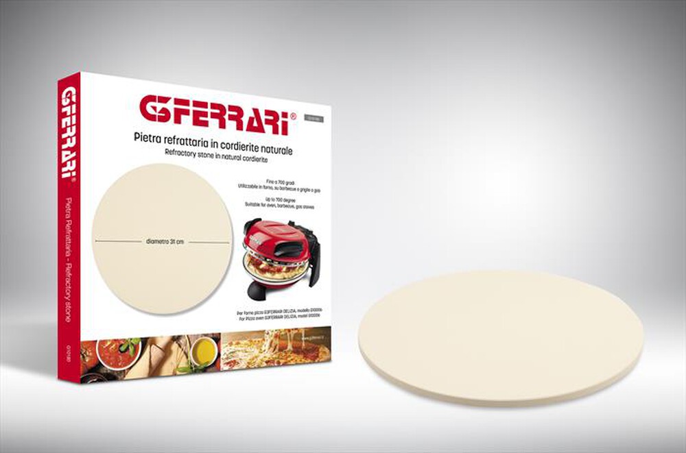 "G3FERRARI - Pietra refrattaria per forno pizza G10180-Beige"