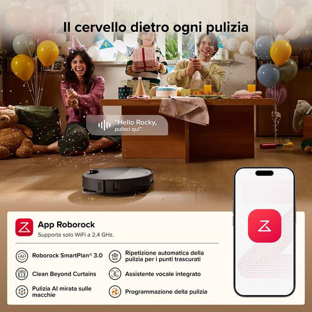 Immagine del prodotto ROBOROCK - Robot Qrevo Curv Edge 2X-nero