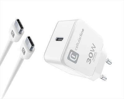 CELLULARLINE - Caricatore da rete ACHIPHKITC2CPD30WW-Bianco