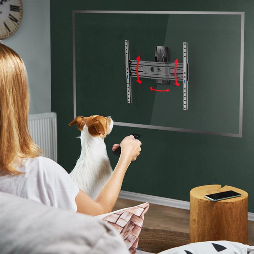 "MELICONI - Supporto TV EXTRA 400 TILT N TURN-Nero"