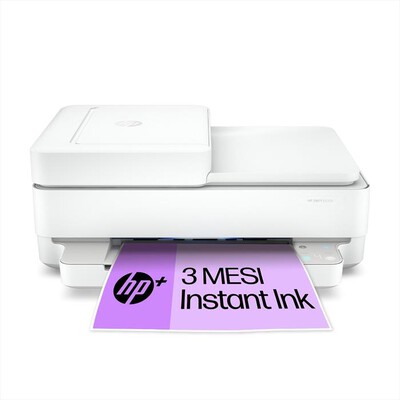 HP - ENVY 6430E 3 MESI DI INCHIOSTRO CON HP+-Bianca