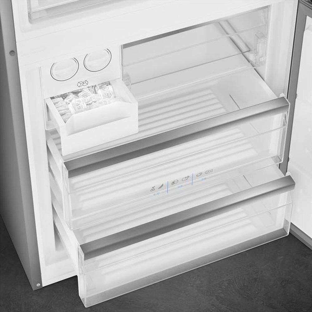 "SMEG - Frigorifero combinato FC48XNE Classe E 481 lt-Inox"