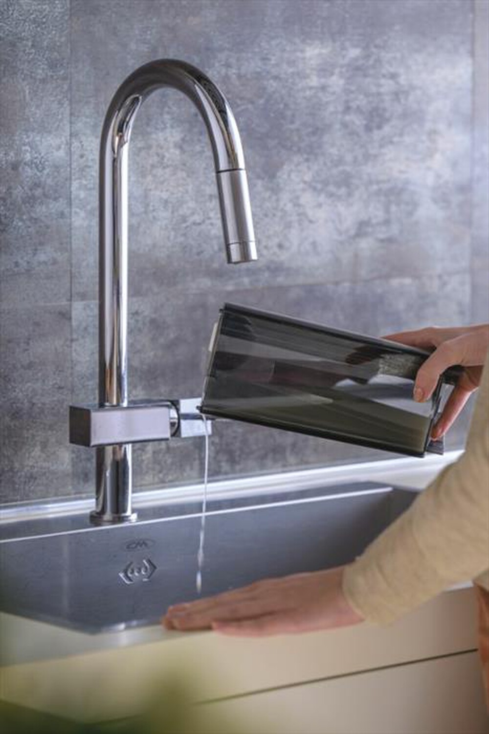 "HOOVER - Lavapavimenti HW500 011-Grigio, Bianco"