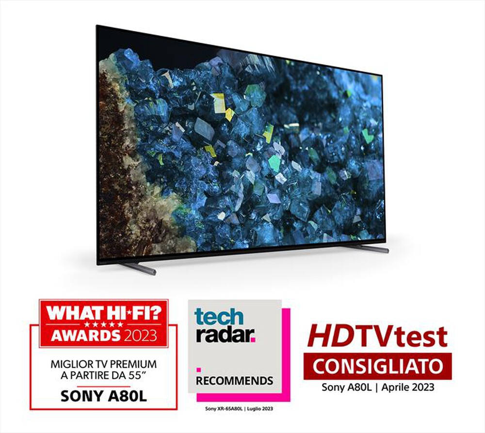 "SONY - Smart TV OLED UHD 4K 65\" XR65A80LAEP-Nero"