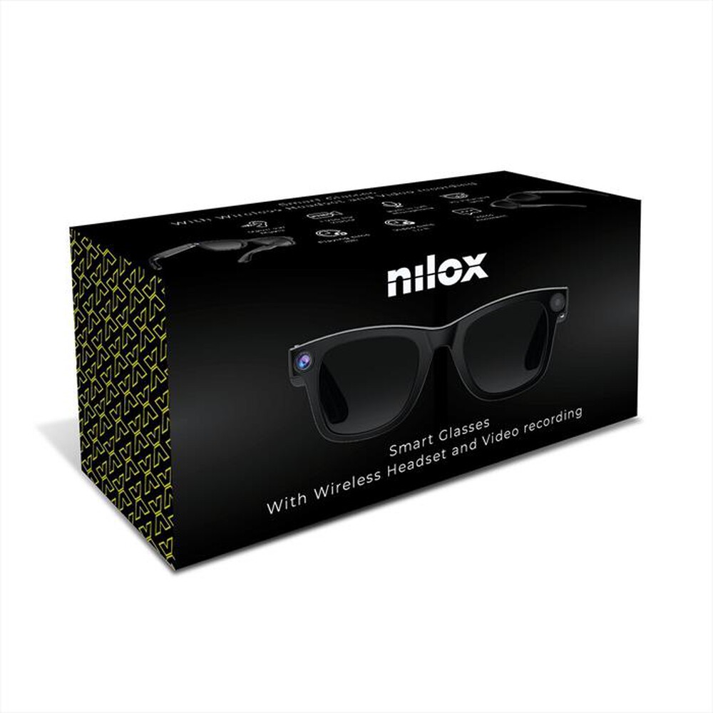 Immagine del prodotto NILOX - Smartglasses con fotocamera integrata-NERO