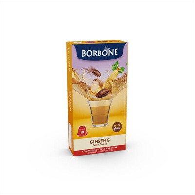 CAFFE BORBONE - CAFFE AL GINSENSEG - Nespresso 10 Caps-Multicolore