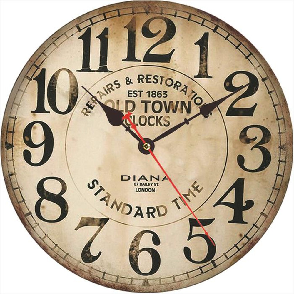 Immagine del prodotto ELITE-DIANA - Orologio da parete 141310 A-ANTIQUE