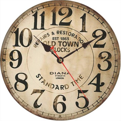 ELITE-DIANA - Orologio da parete 141310 A-ANTIQUE