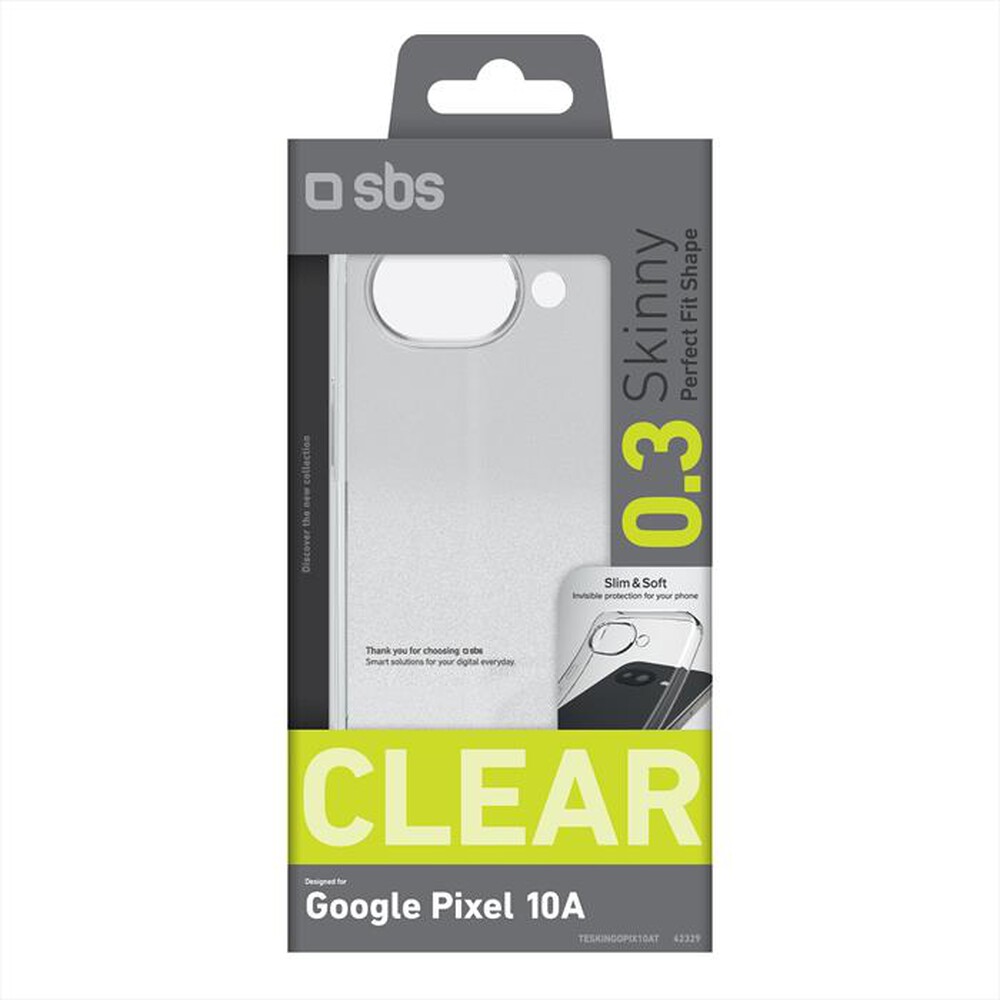 Immagine del prodotto SBS - Cover Skinny per Google Pixel 10A-Trasparente