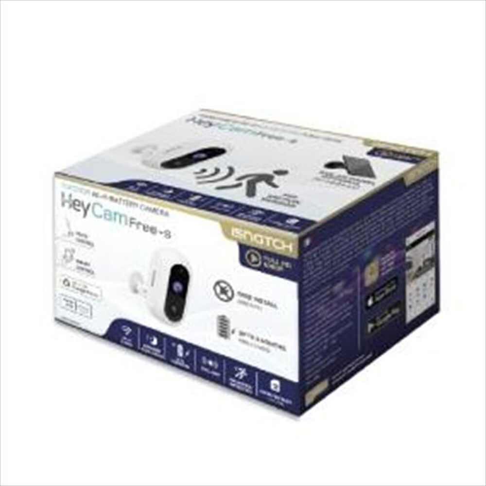 "ISNATCH - HEYCAM FREE-S - TELECAMERA WI-FI A BATTERIE FULL-H-Bianco"