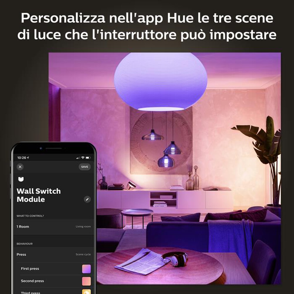 Immagine del prodotto PHILIPS - HUE WALL SWITCH MODULE BIPACK-Bianca