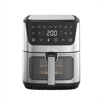 ARDES - Friggitrice ad aria FRIGGISANA SUPREME 6,5L-Nero/Inox