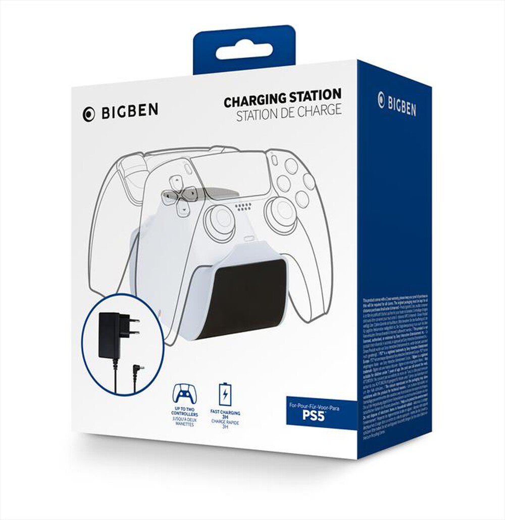 "NACON - BASE RICARICA ACADAPTOR 2 CONTROLLER DUALSENSE PS5-Nero"