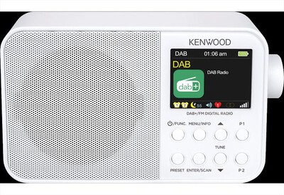 KENWOOD - Radio sveglia CR-M30DAB-BIANCO