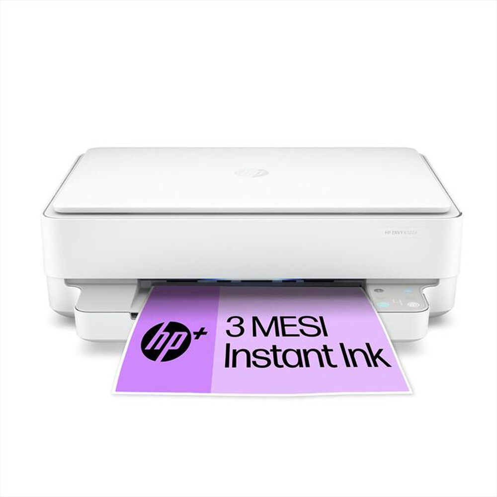 "HP - ENVY 6022E 3 MESI DI INCHIOSTRO CON HP+-Bianca"